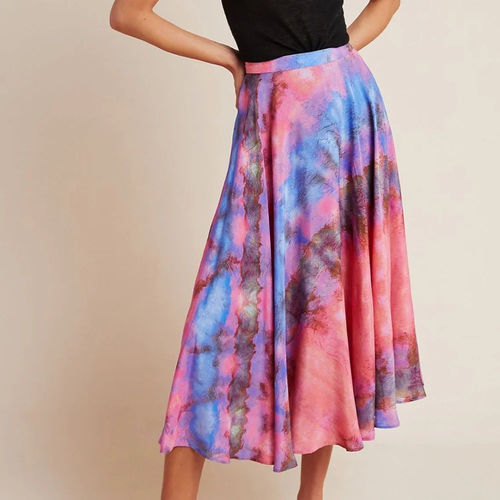 Joni Tie-Dye Midi Skirt